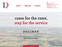 Tablet Screenshot of dallmaninsurance.com